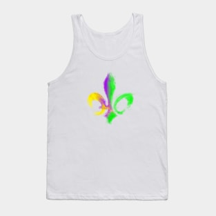 Mardi Gras Fleur de Lis Tank Top